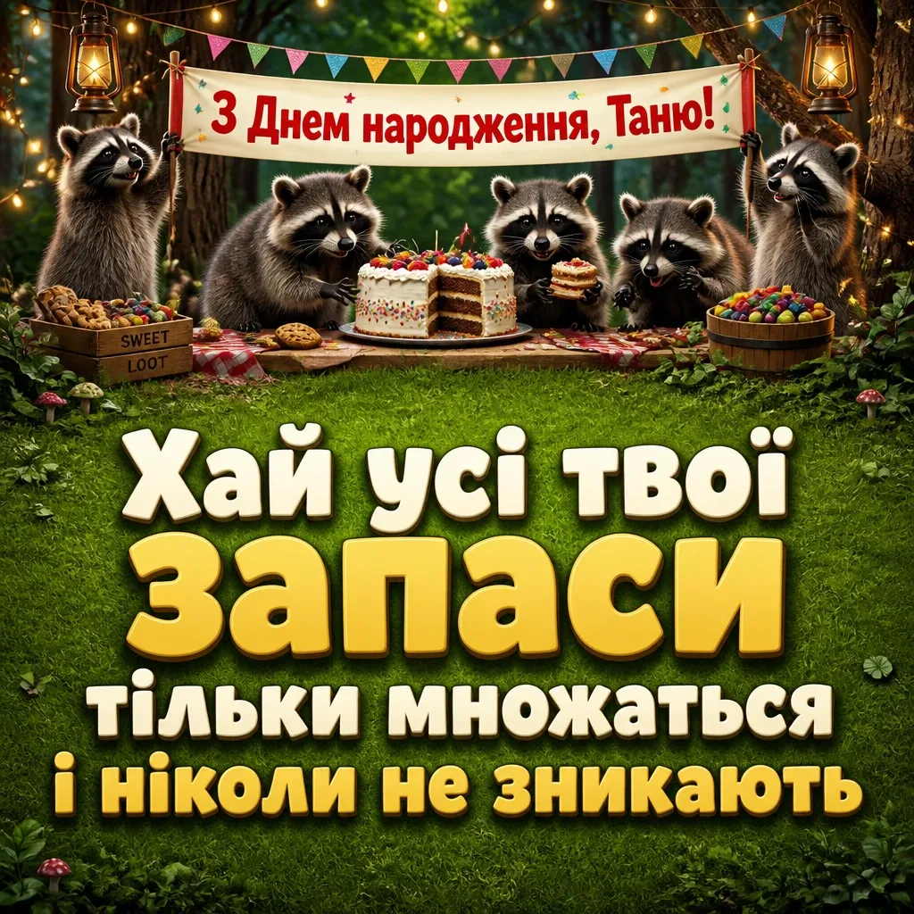 з днем народження таня