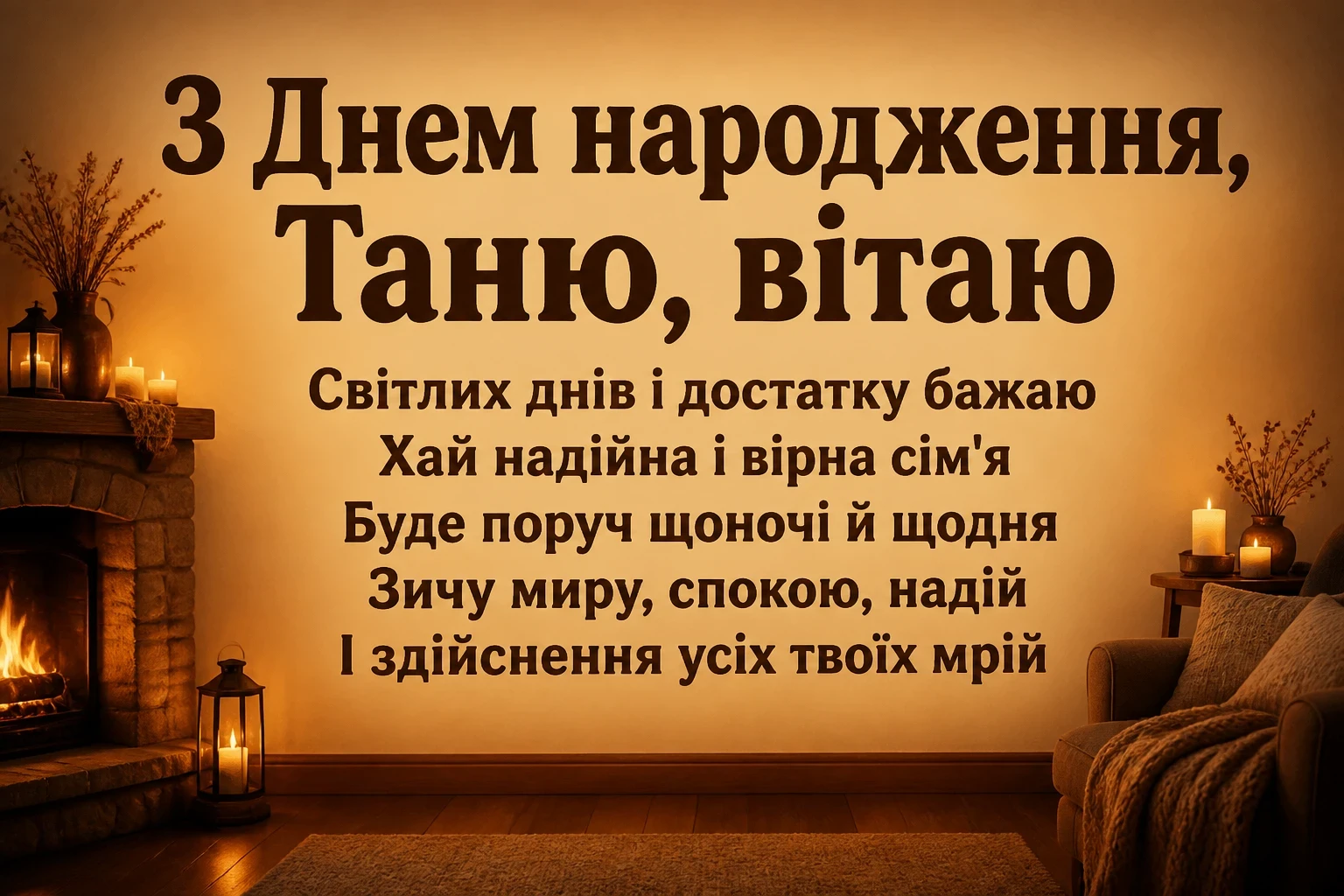 з днем народження таня