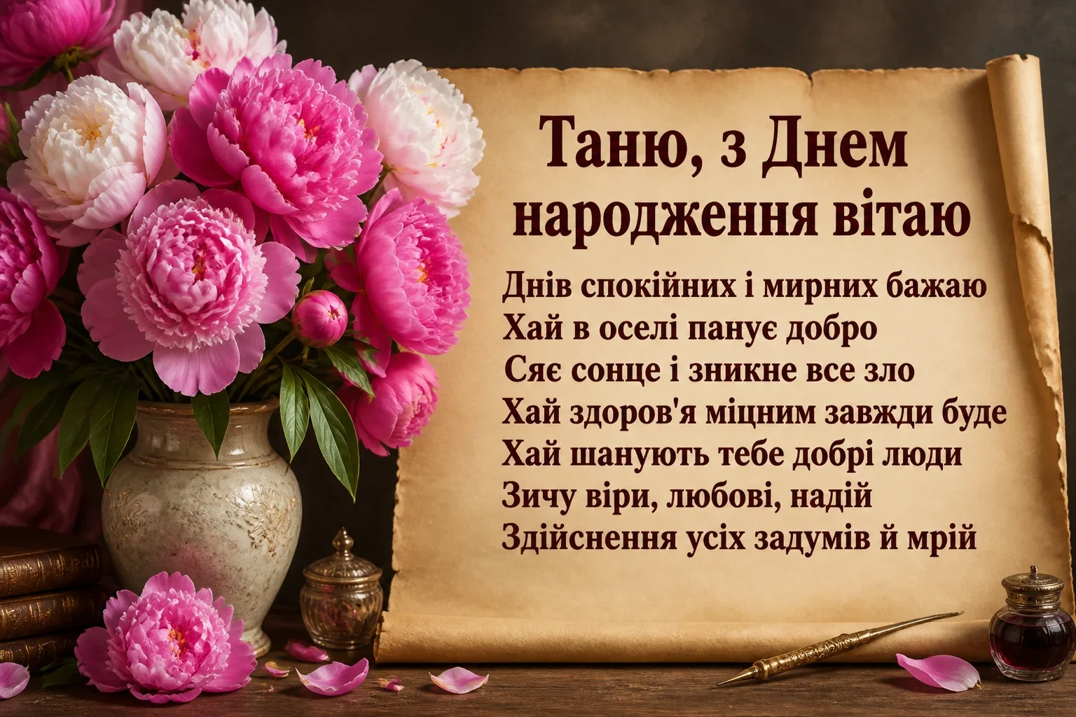 з днем народження таня