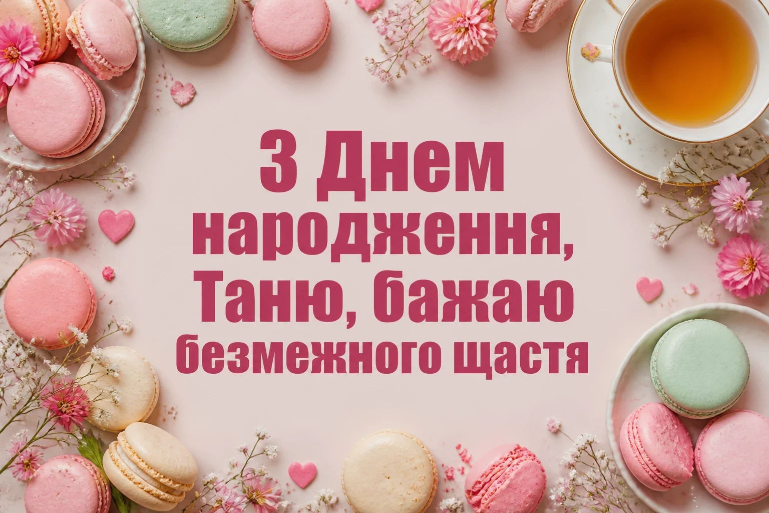 з днем народження таня