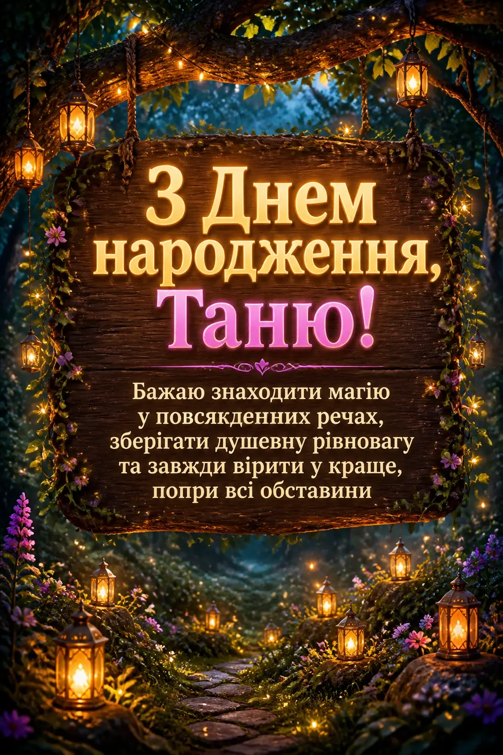 з днем народження таня
