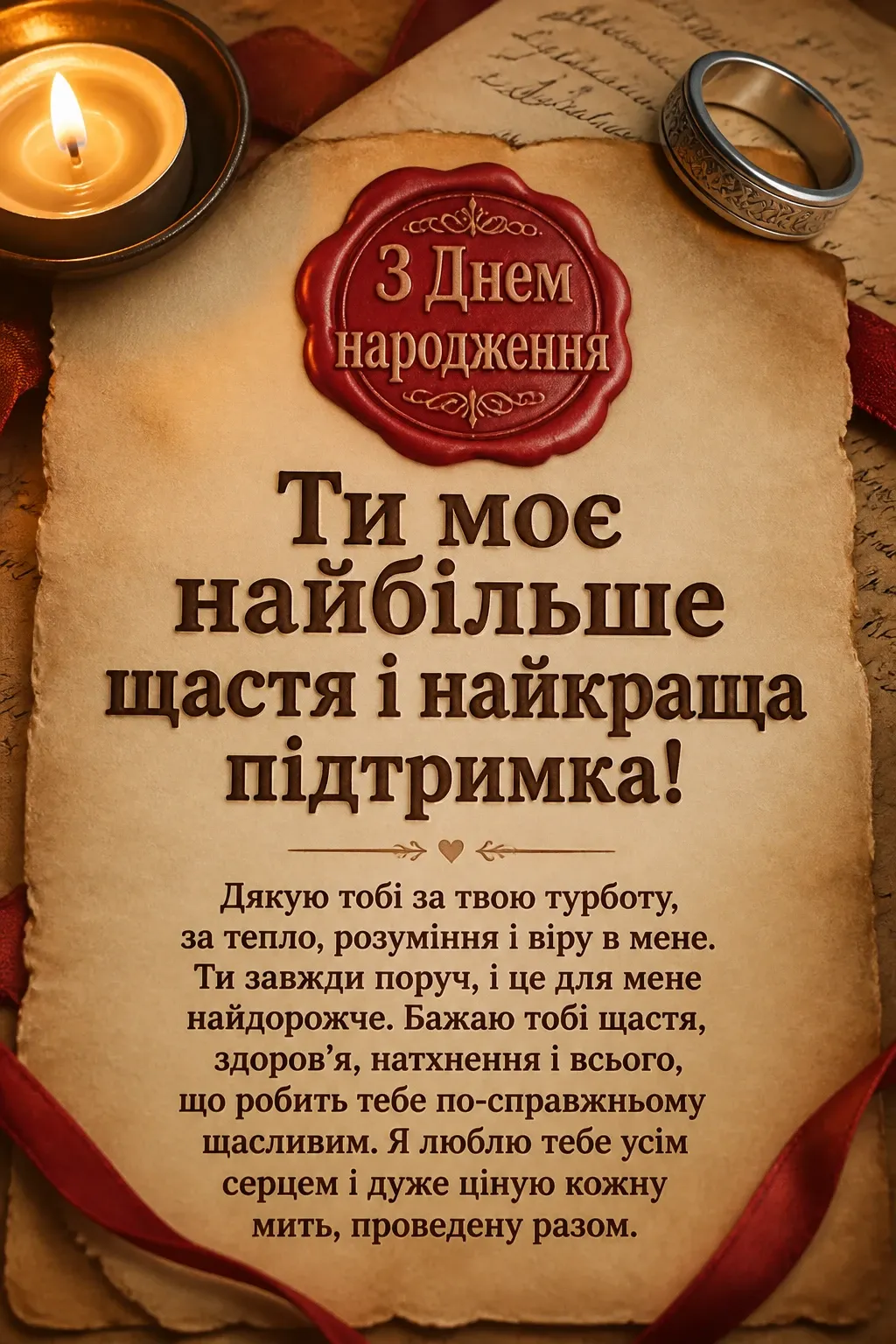 коханого чоловіка зворушливі привітання з днем народження чоловіку