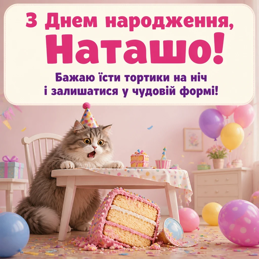 з днем народження наташа