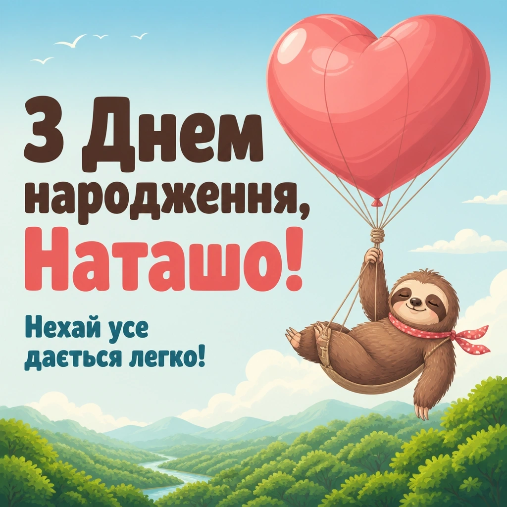 з днем народження наташа