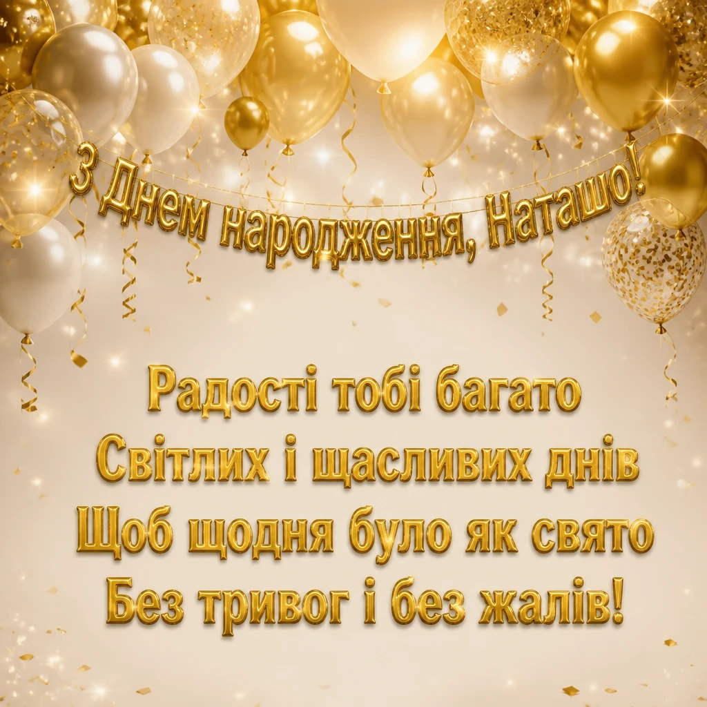 з днем народження наташа