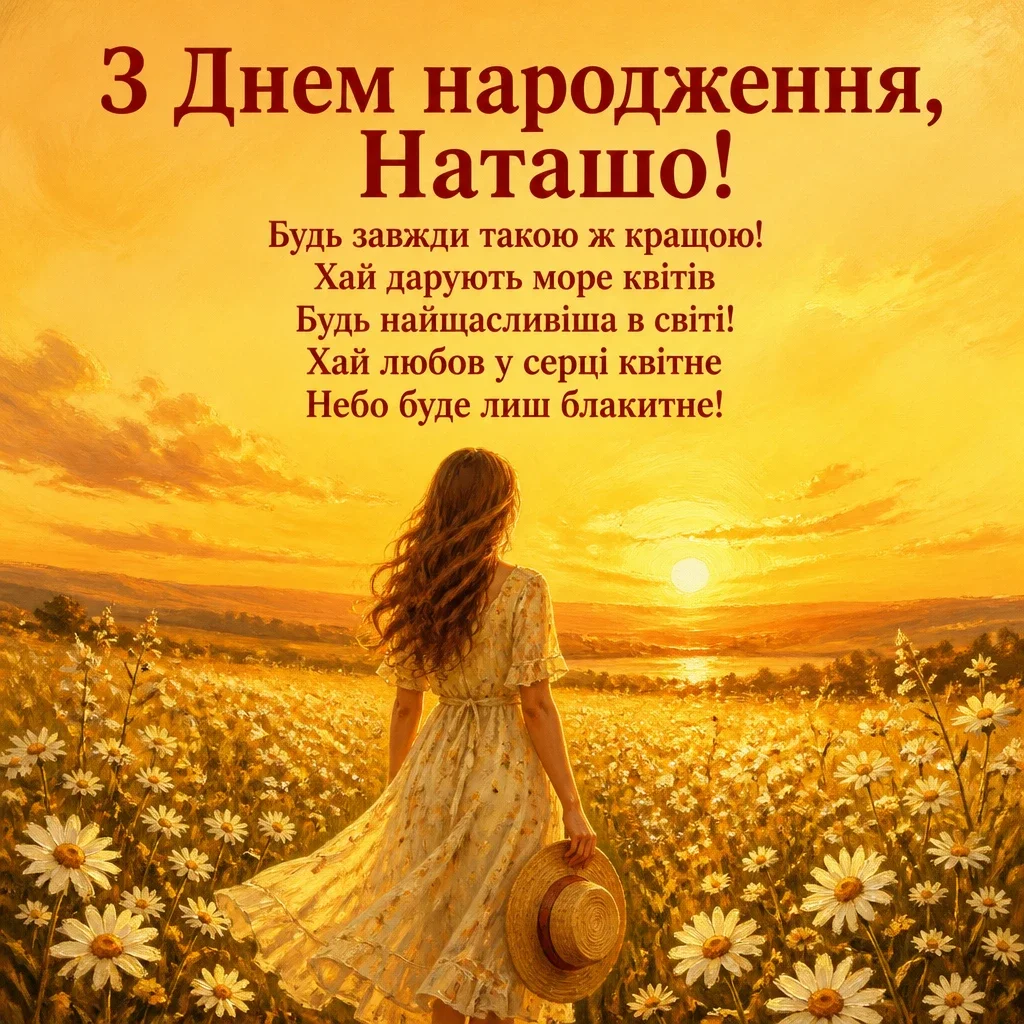 з днем народження наташа