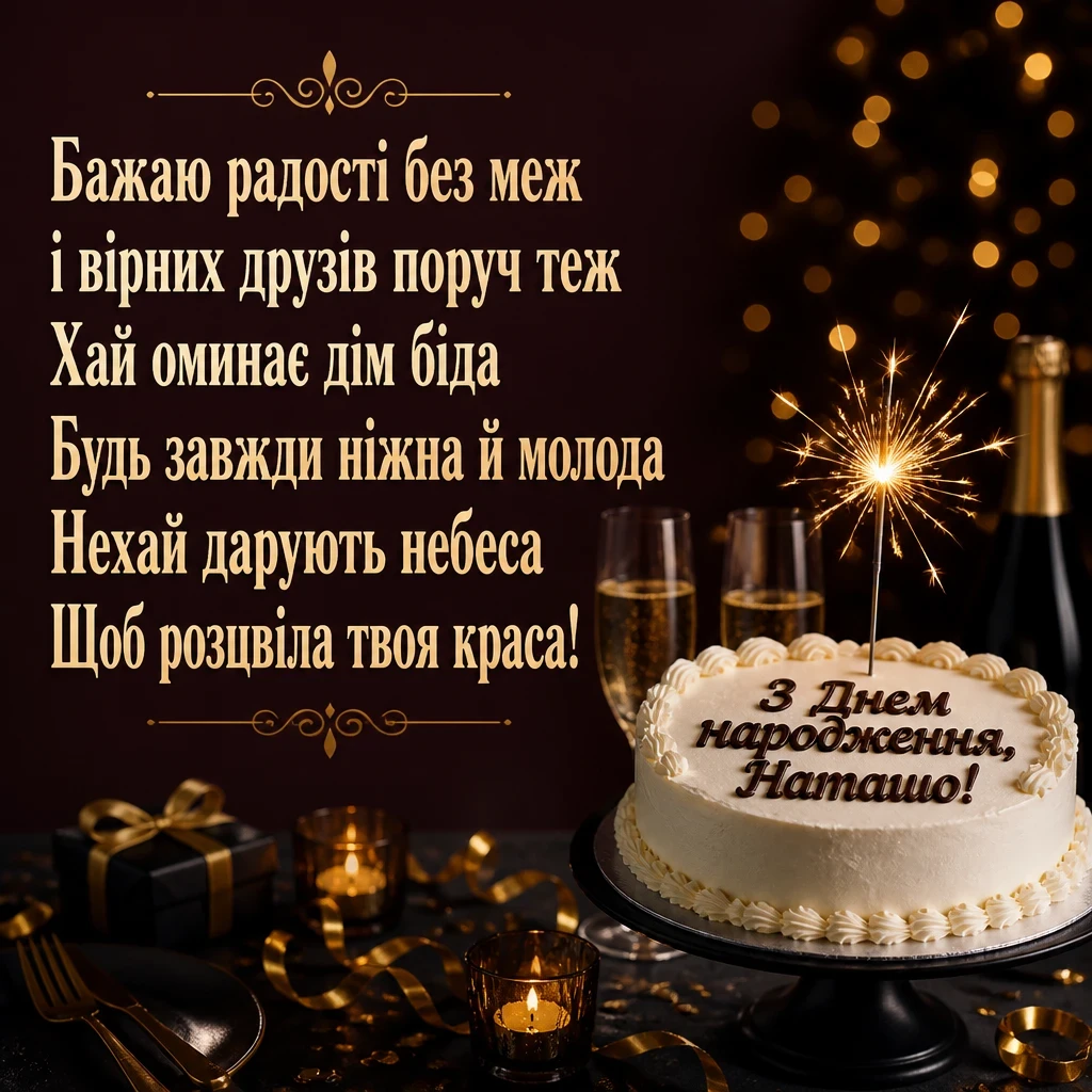 з днем народження наташа