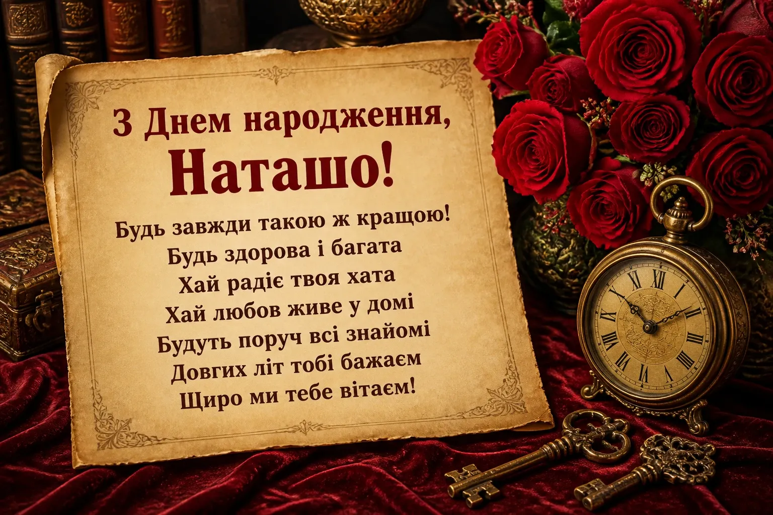 з днем народження наташа