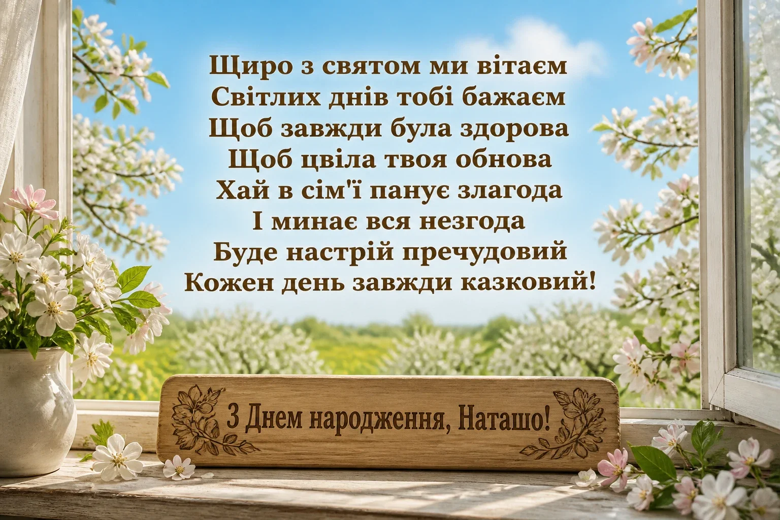 з днем народження наташа