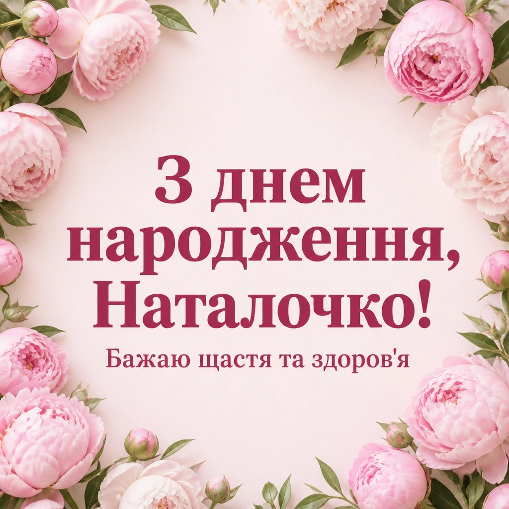 наташа з днем народження наталочка картинки