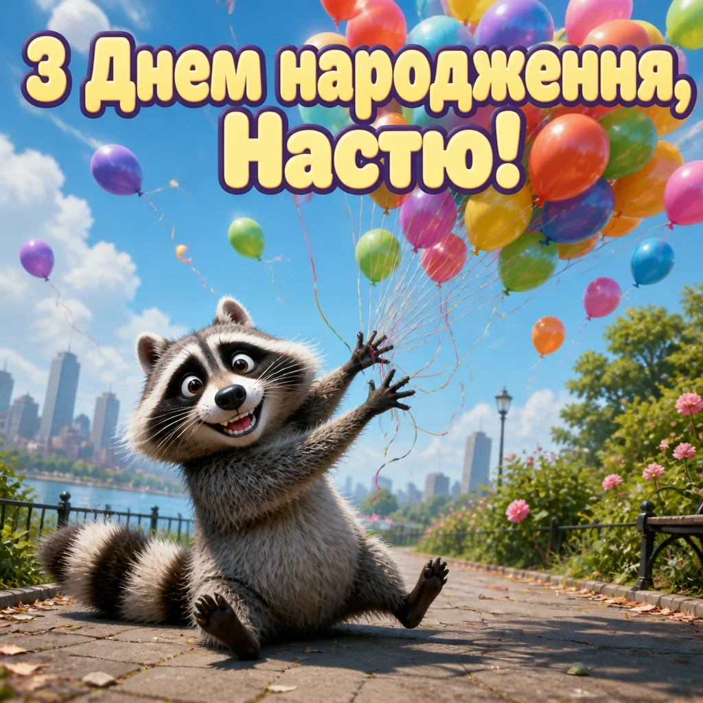з днем народження настя