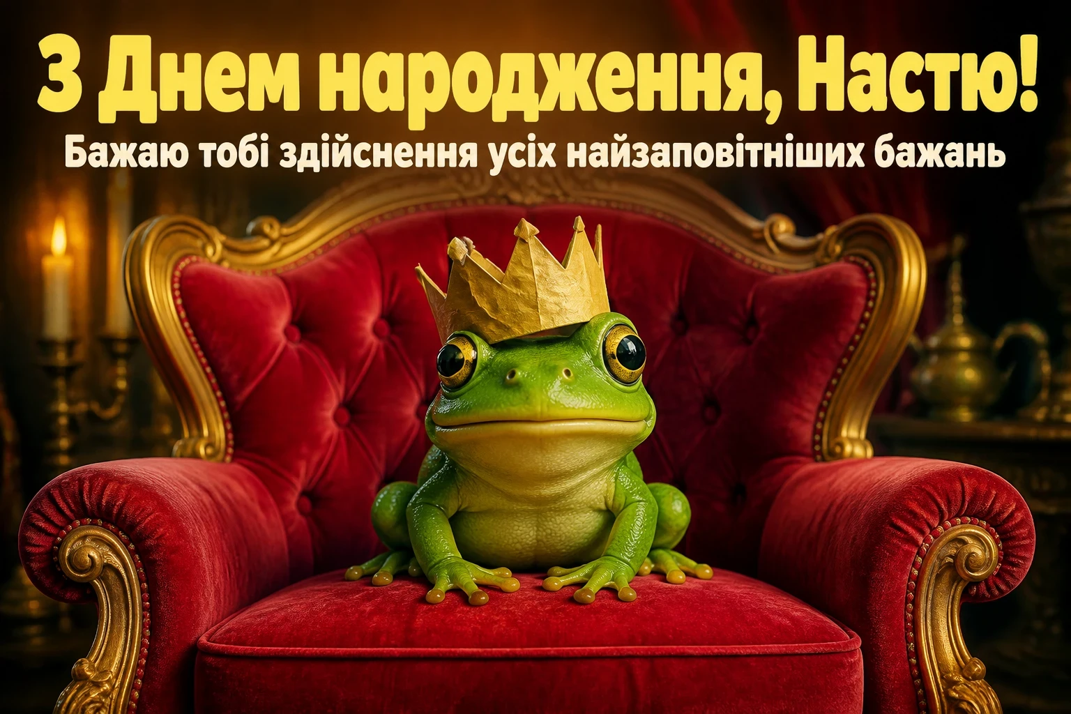 з днем народження настя