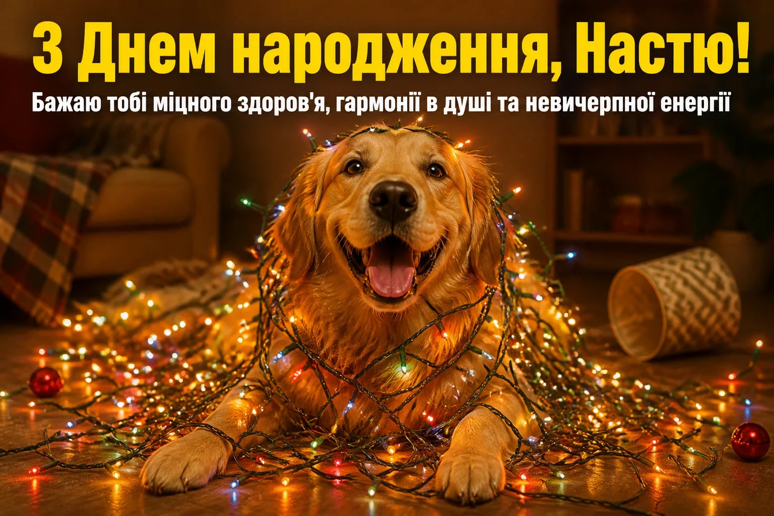 з днем народження настя