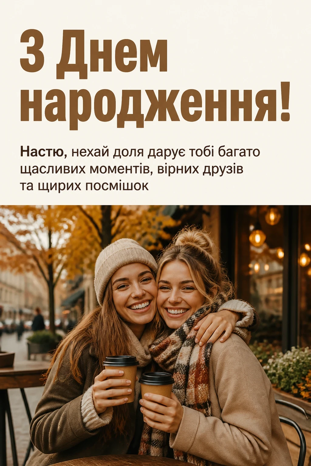 з днем народження настя