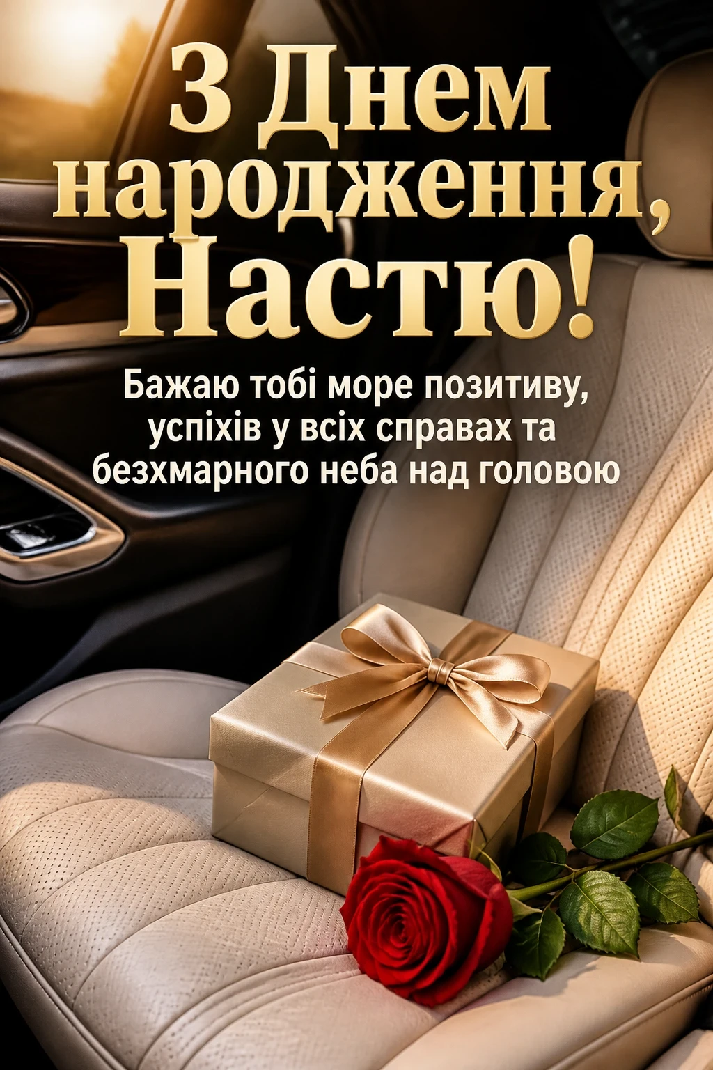 з днем народження настя