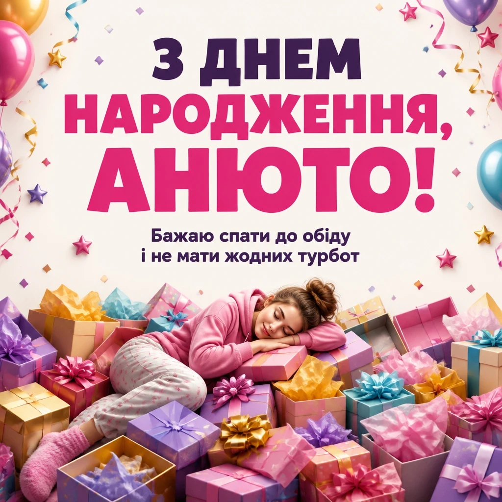 з днем народження анюта