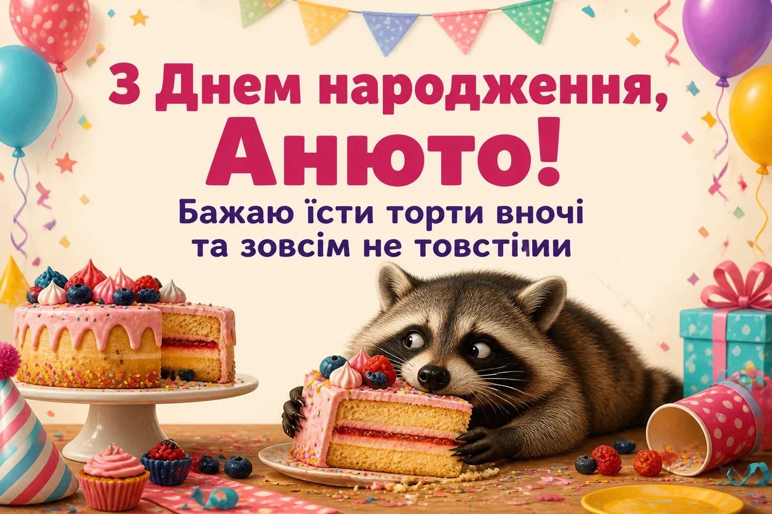 з днем народження анюта