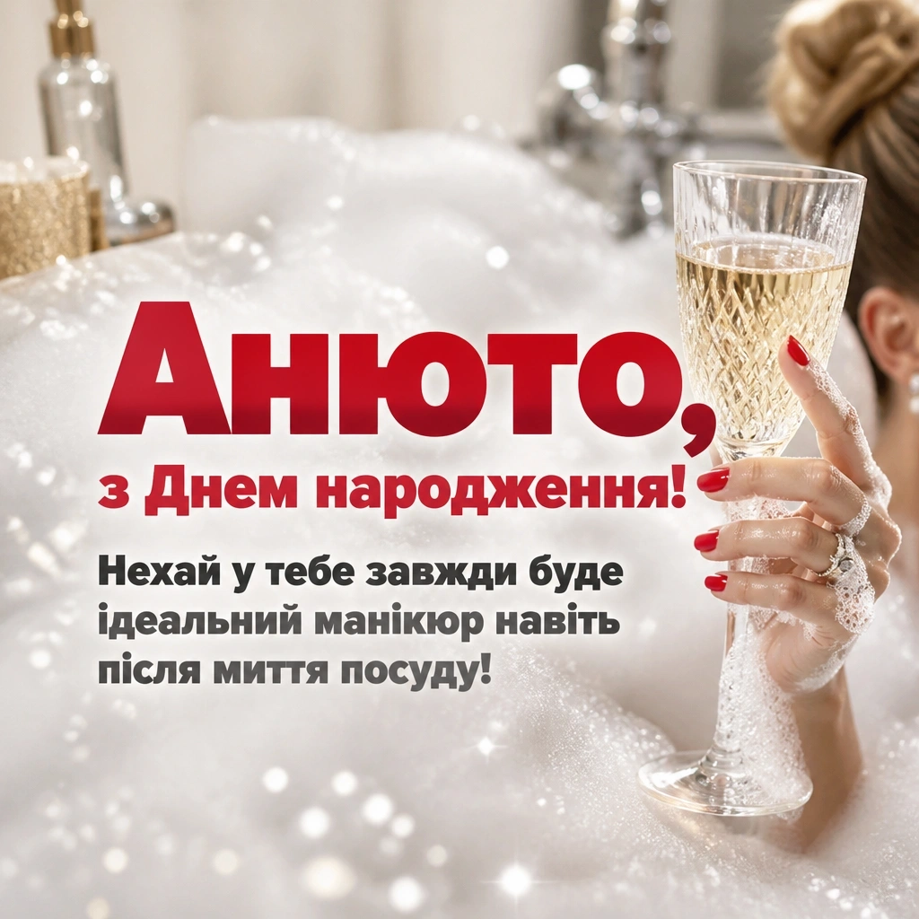 анюта з днем народження