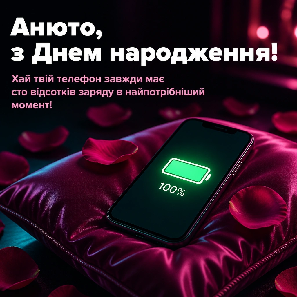 анюта з днем народження