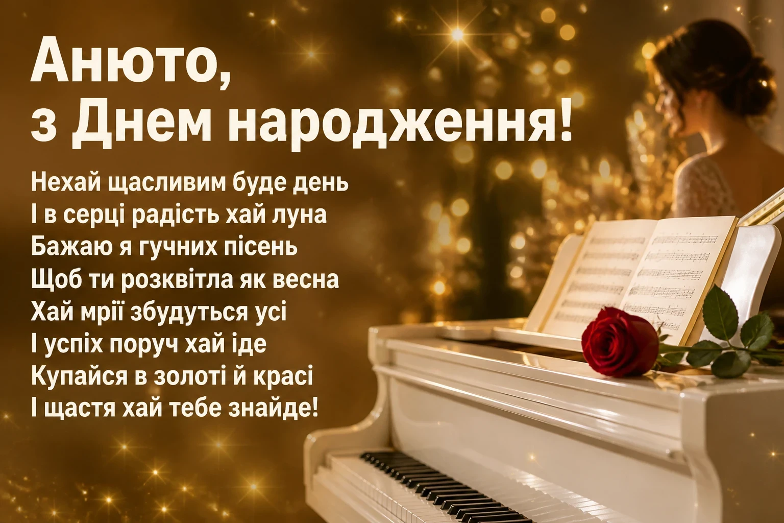анюта з днем народження