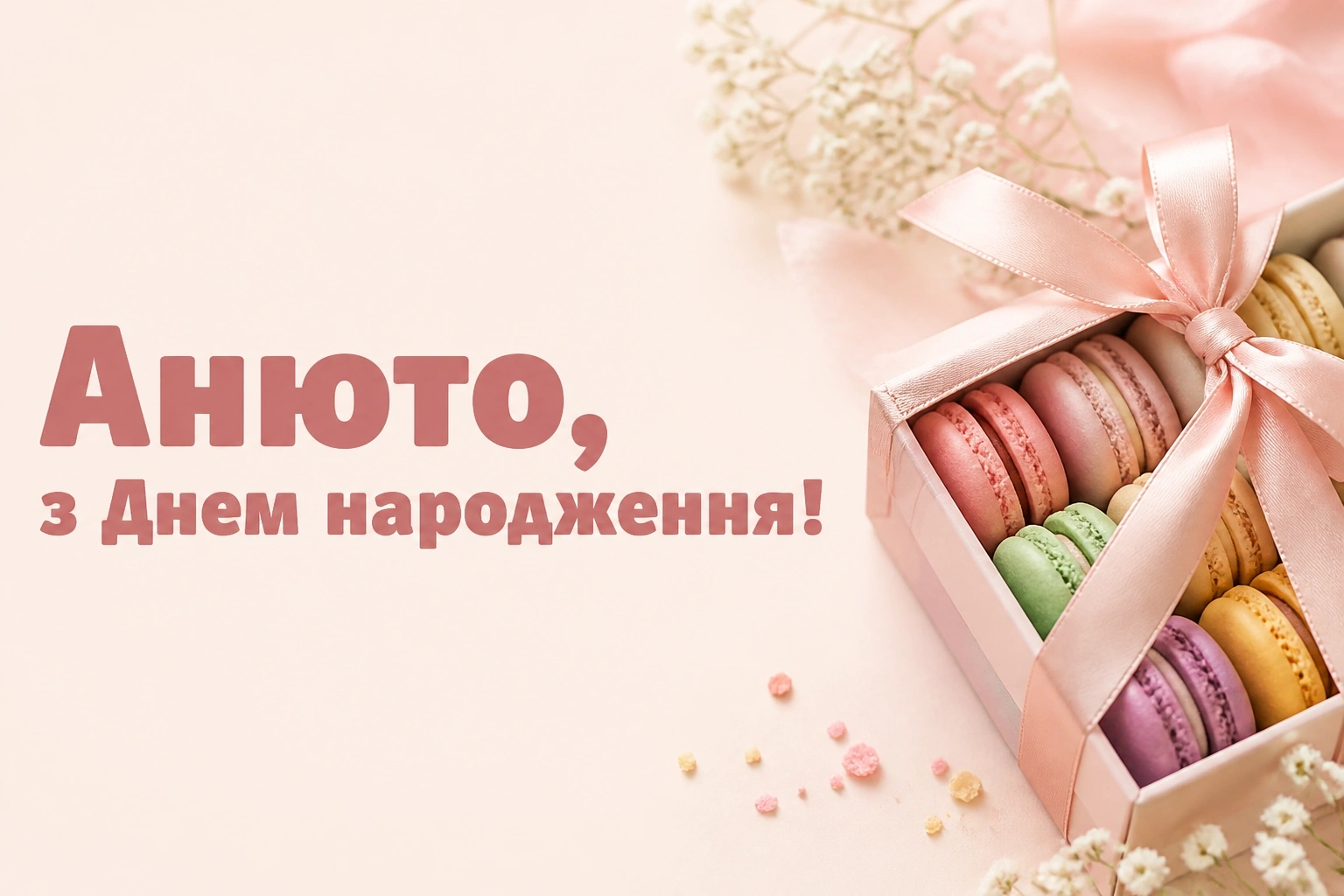 анюта з днем народження