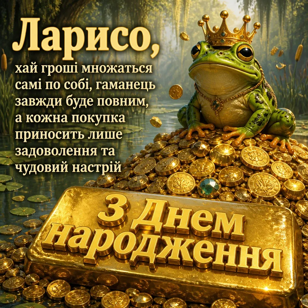 з днем народження лариса