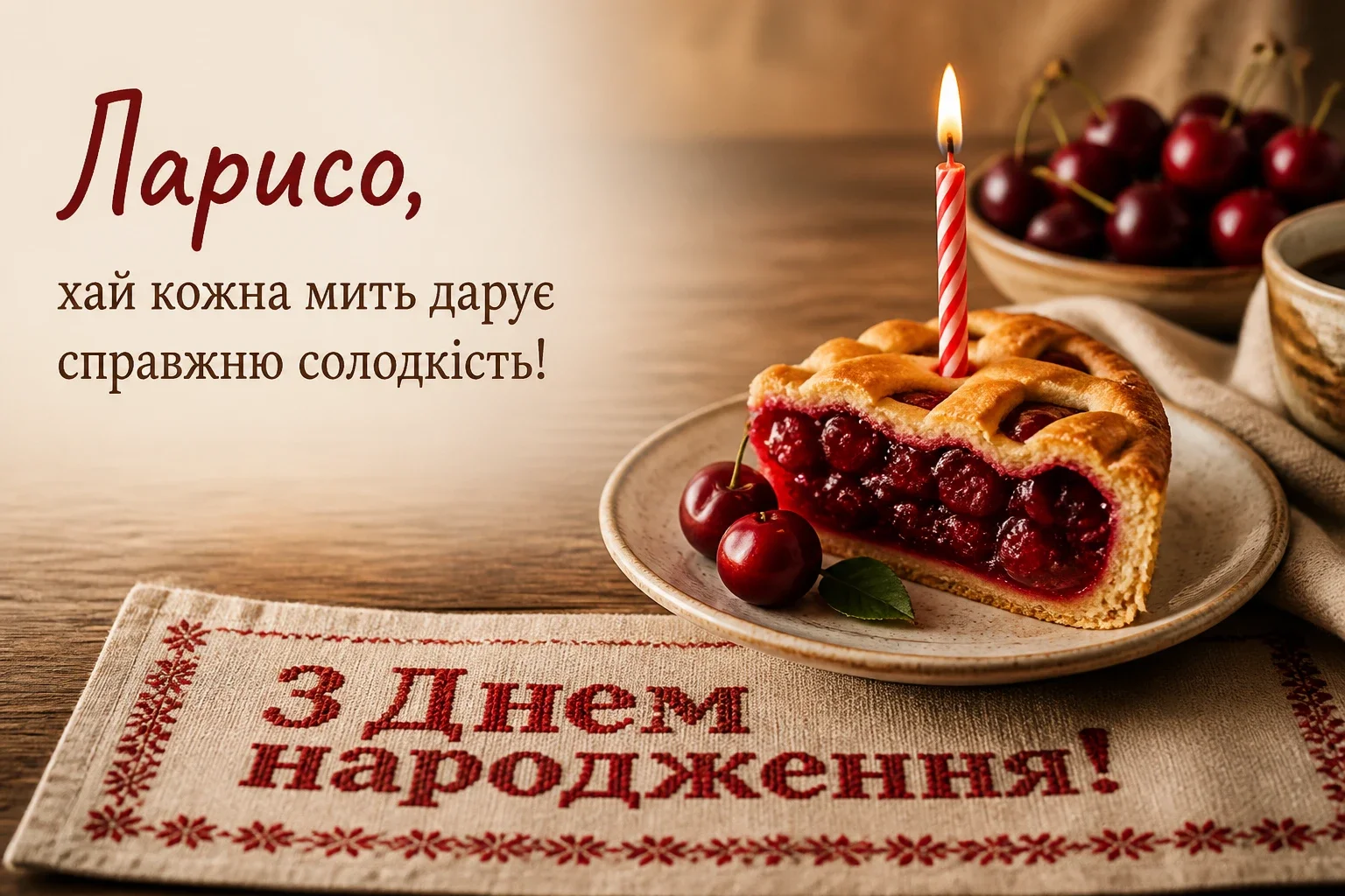 з днем народження лариса