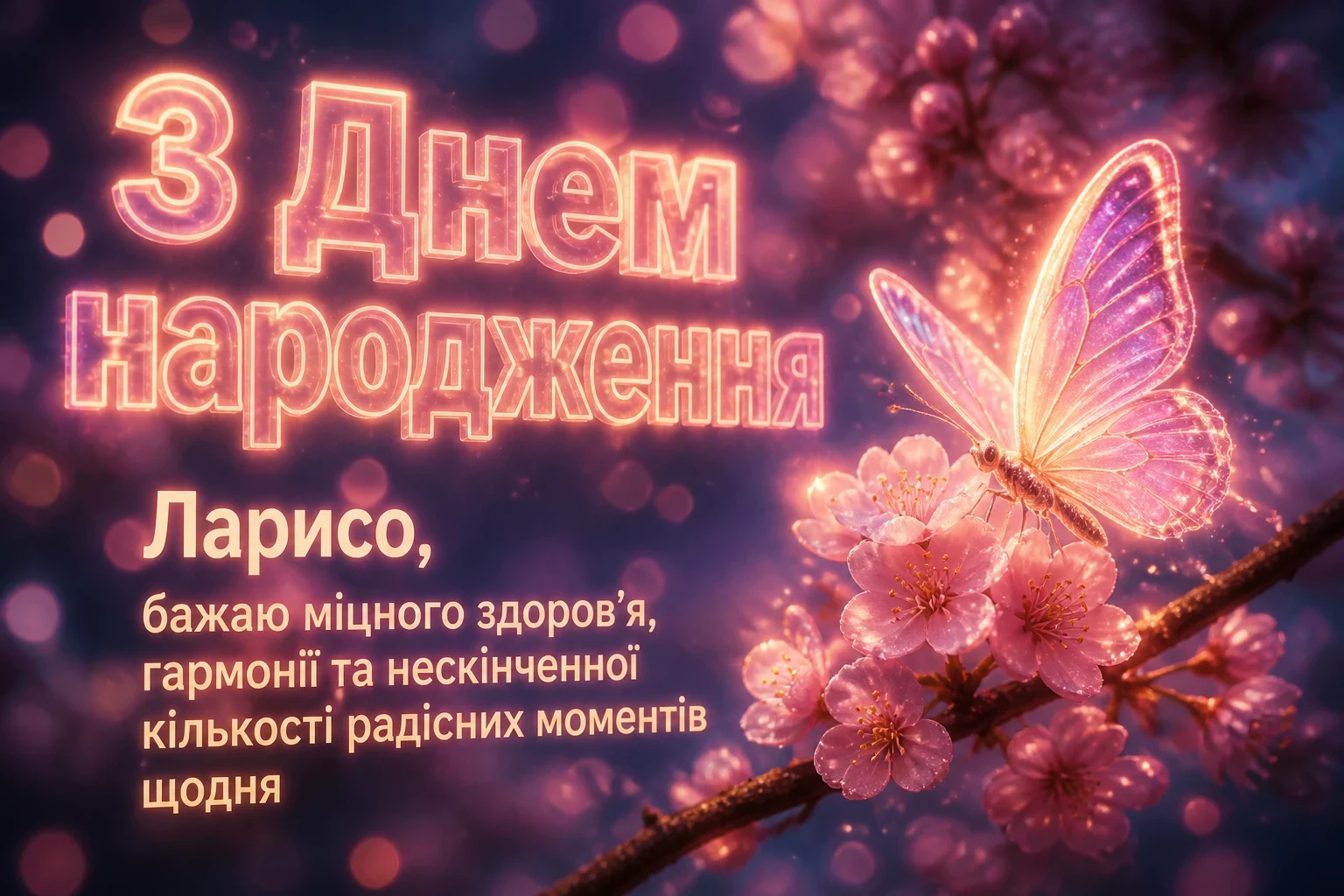 з днем народження лариса