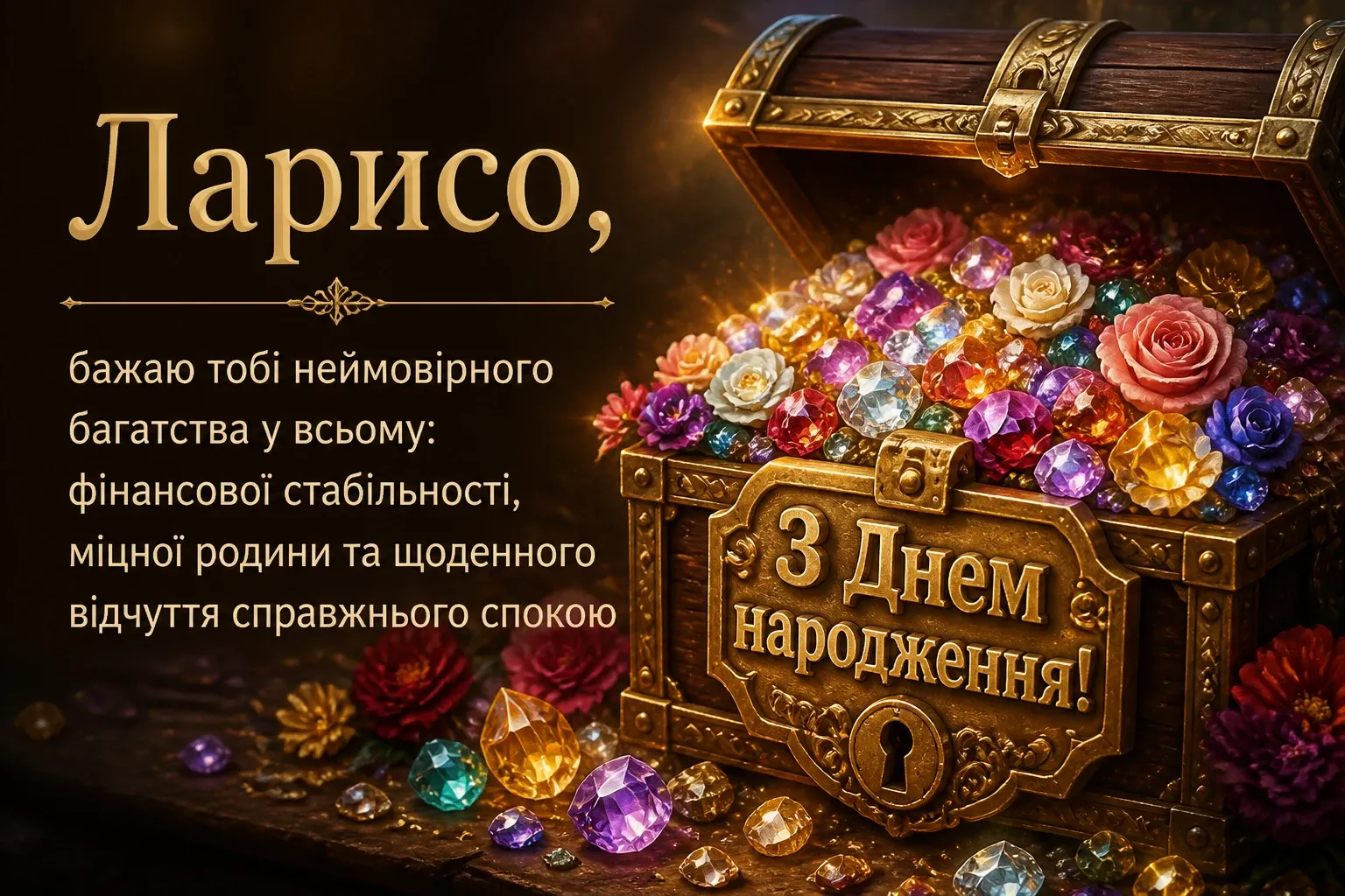 з днем народження лариса