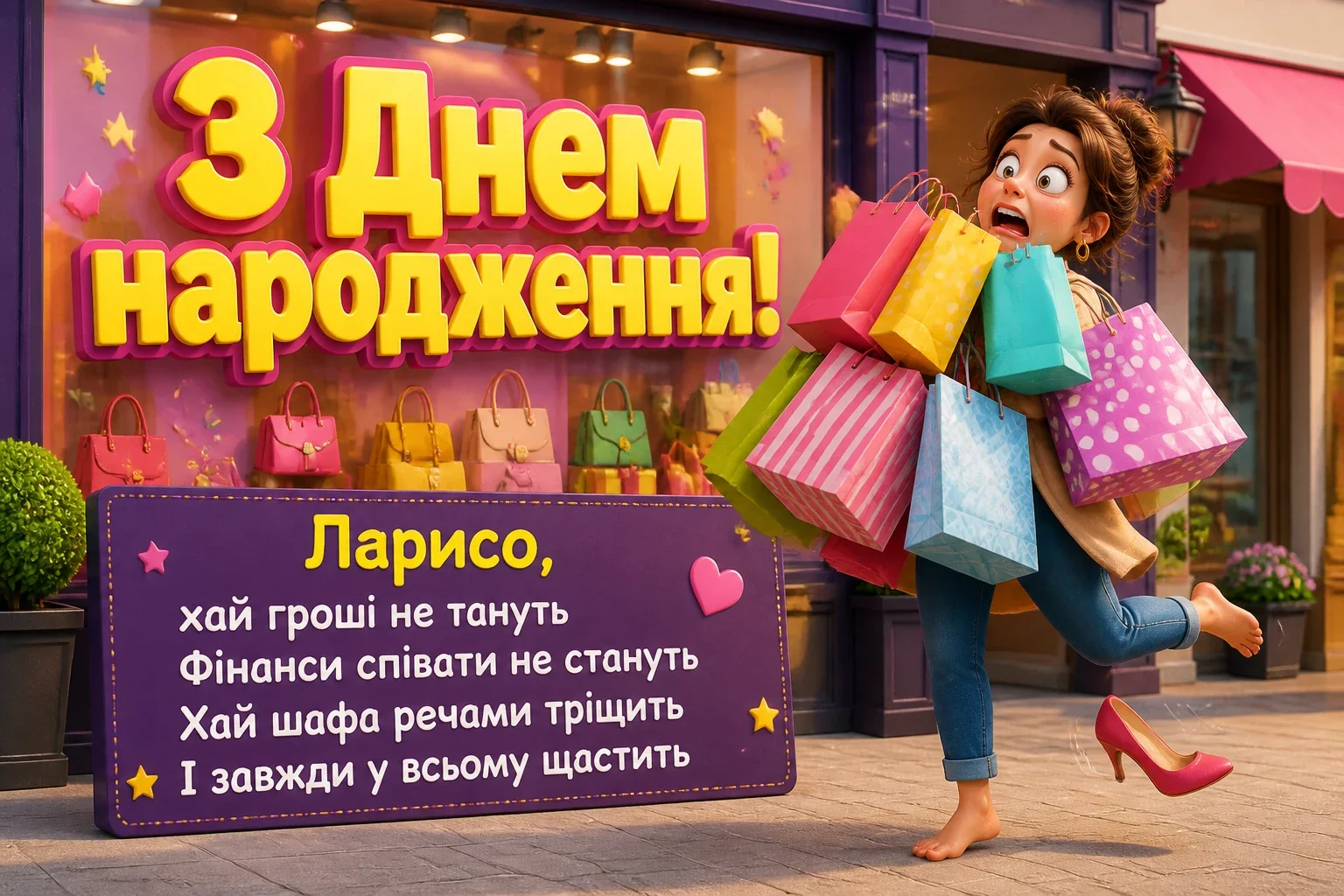 з днем народження лариса