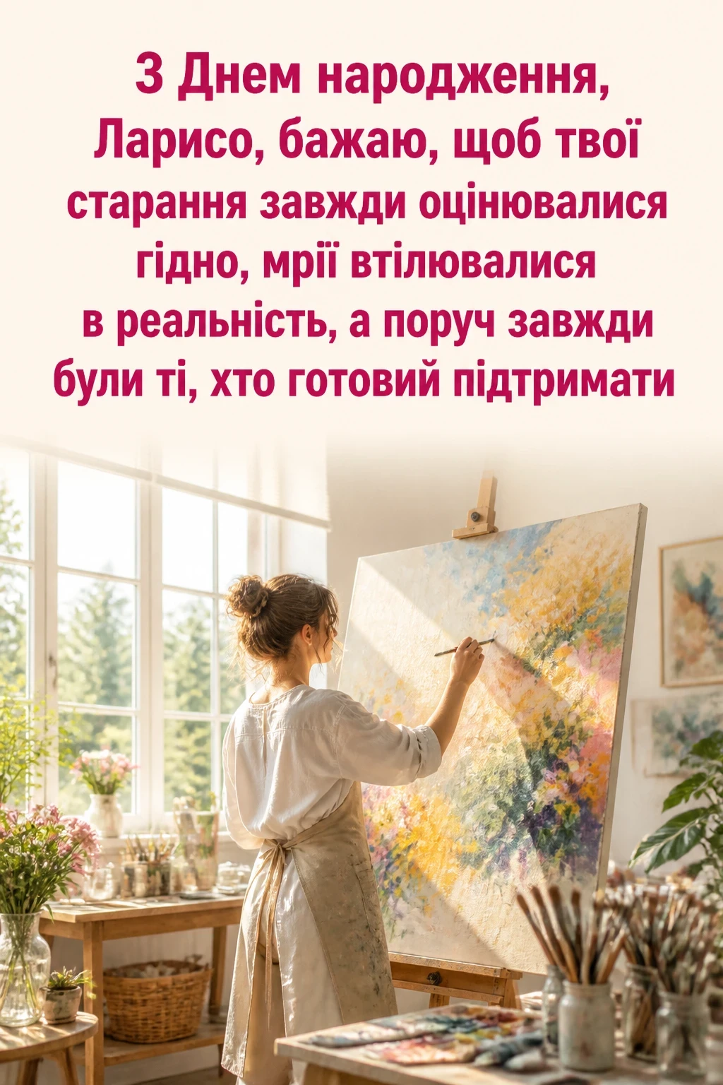 з днем народження лариса