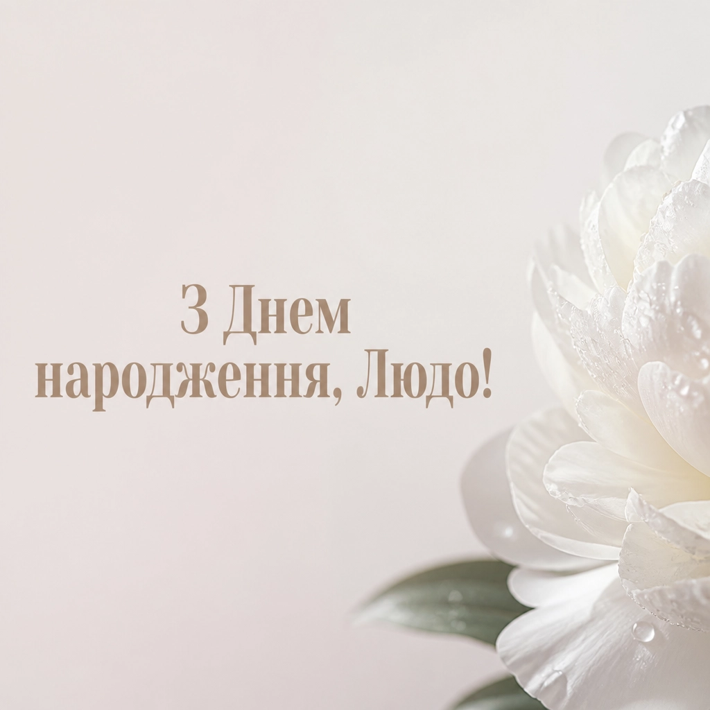 люда з днем народження