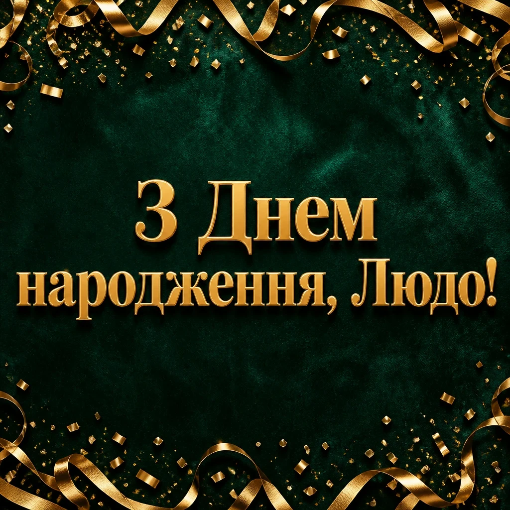 люда з днем народження