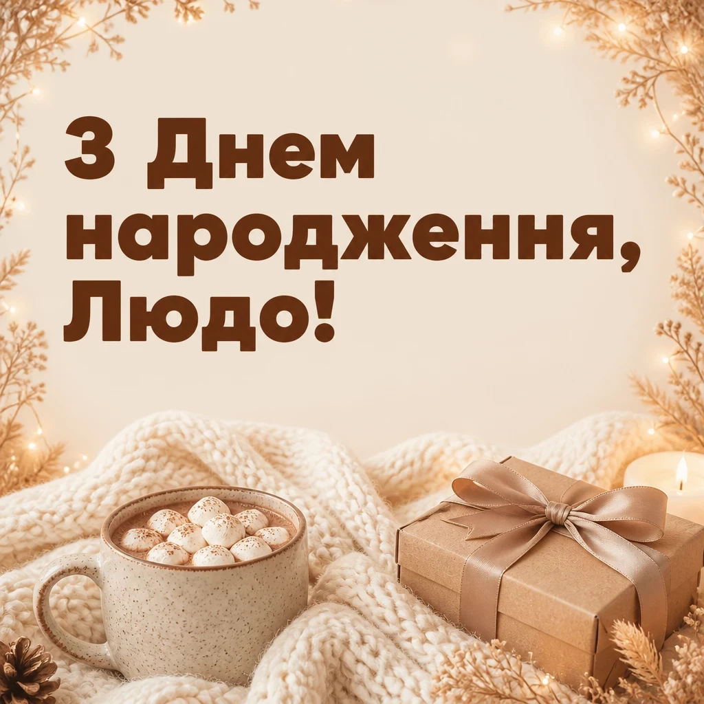 люда з днем народження