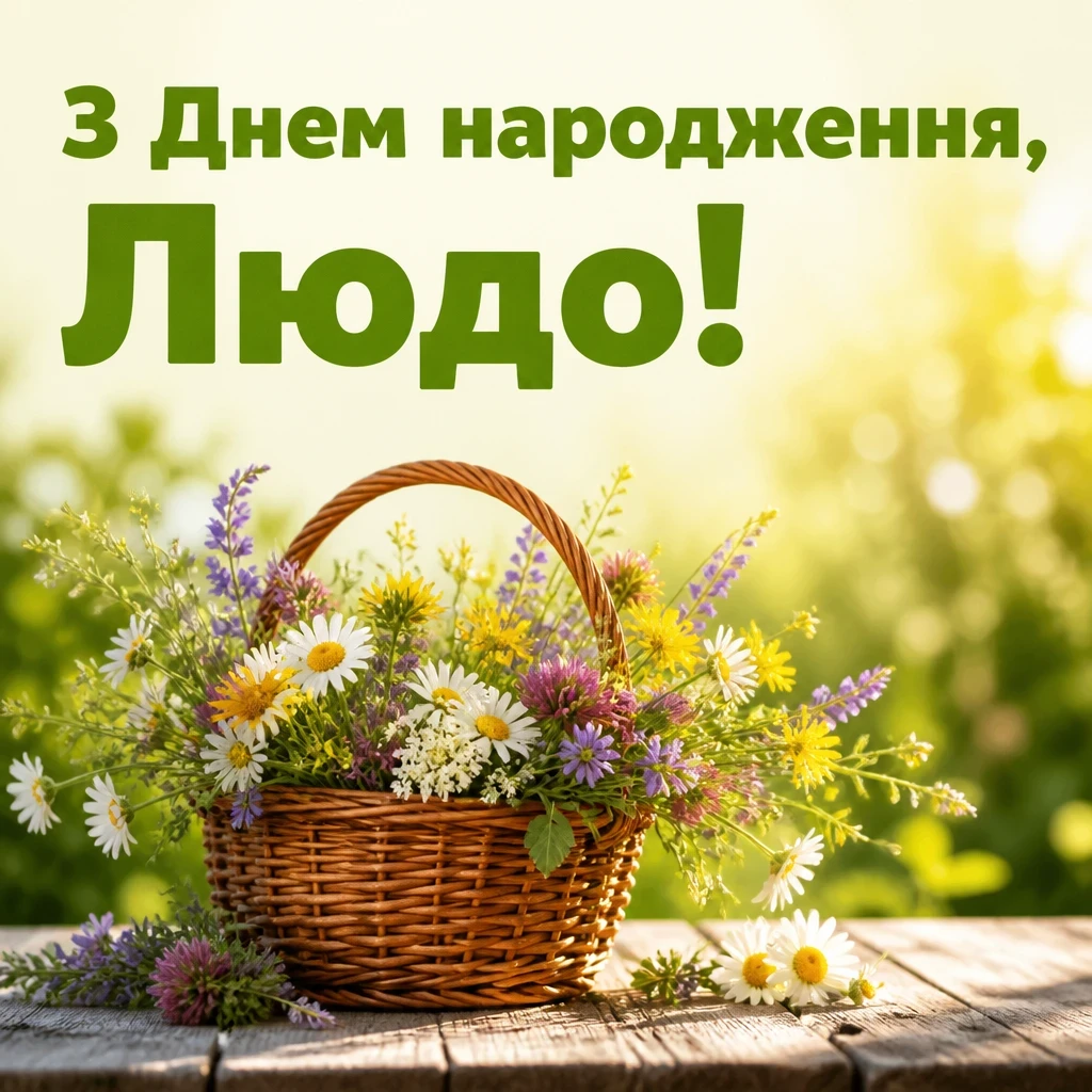 люда з днем народження
