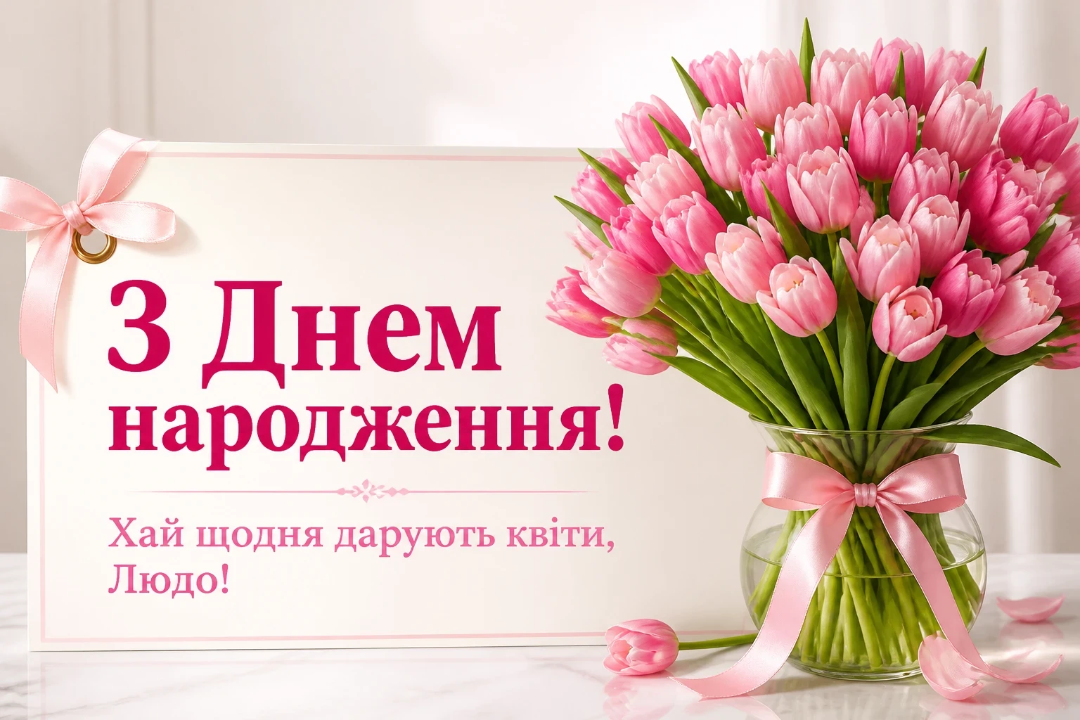 люда з днем народження