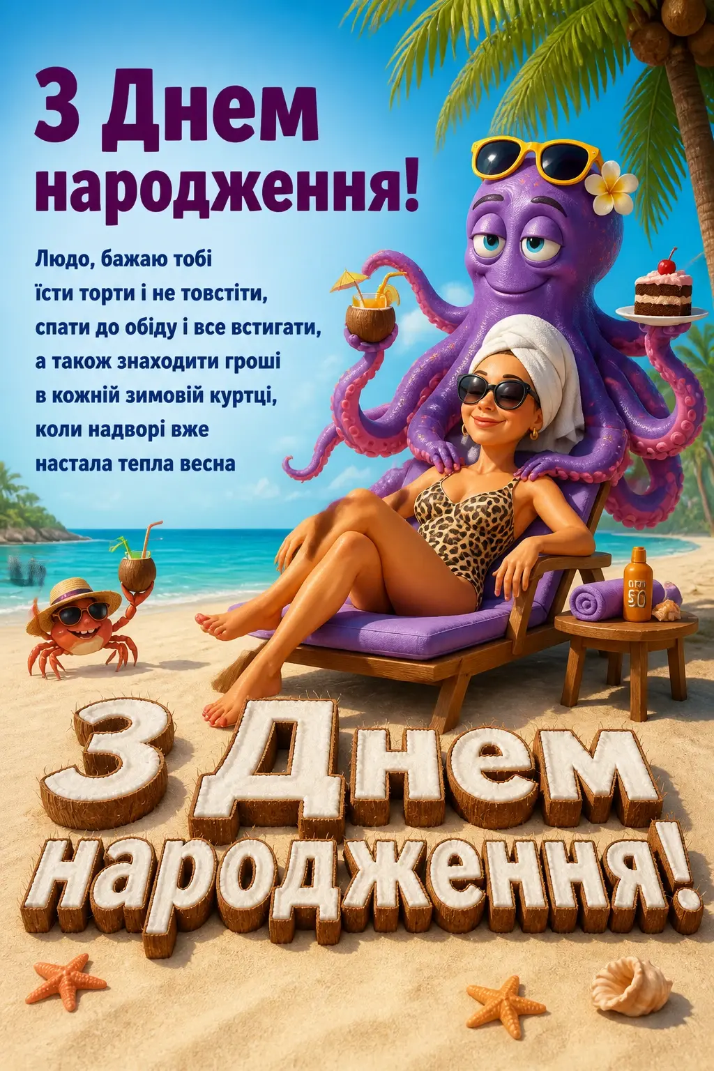 люда з днем народження