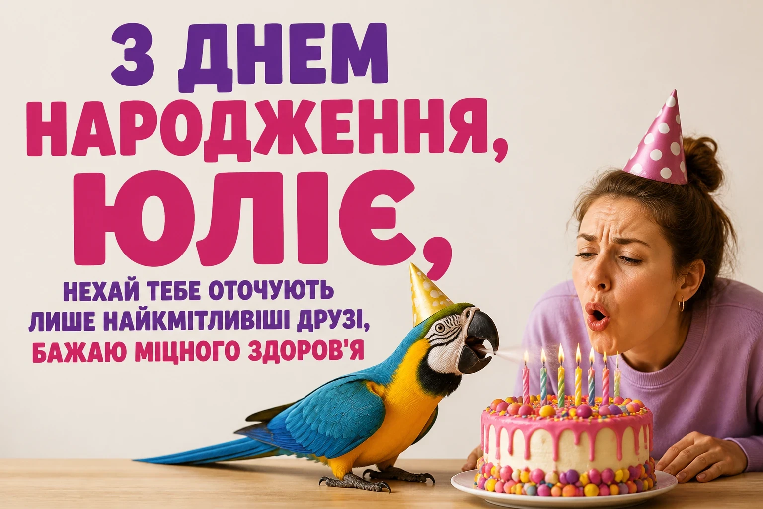 з днем народження юлія