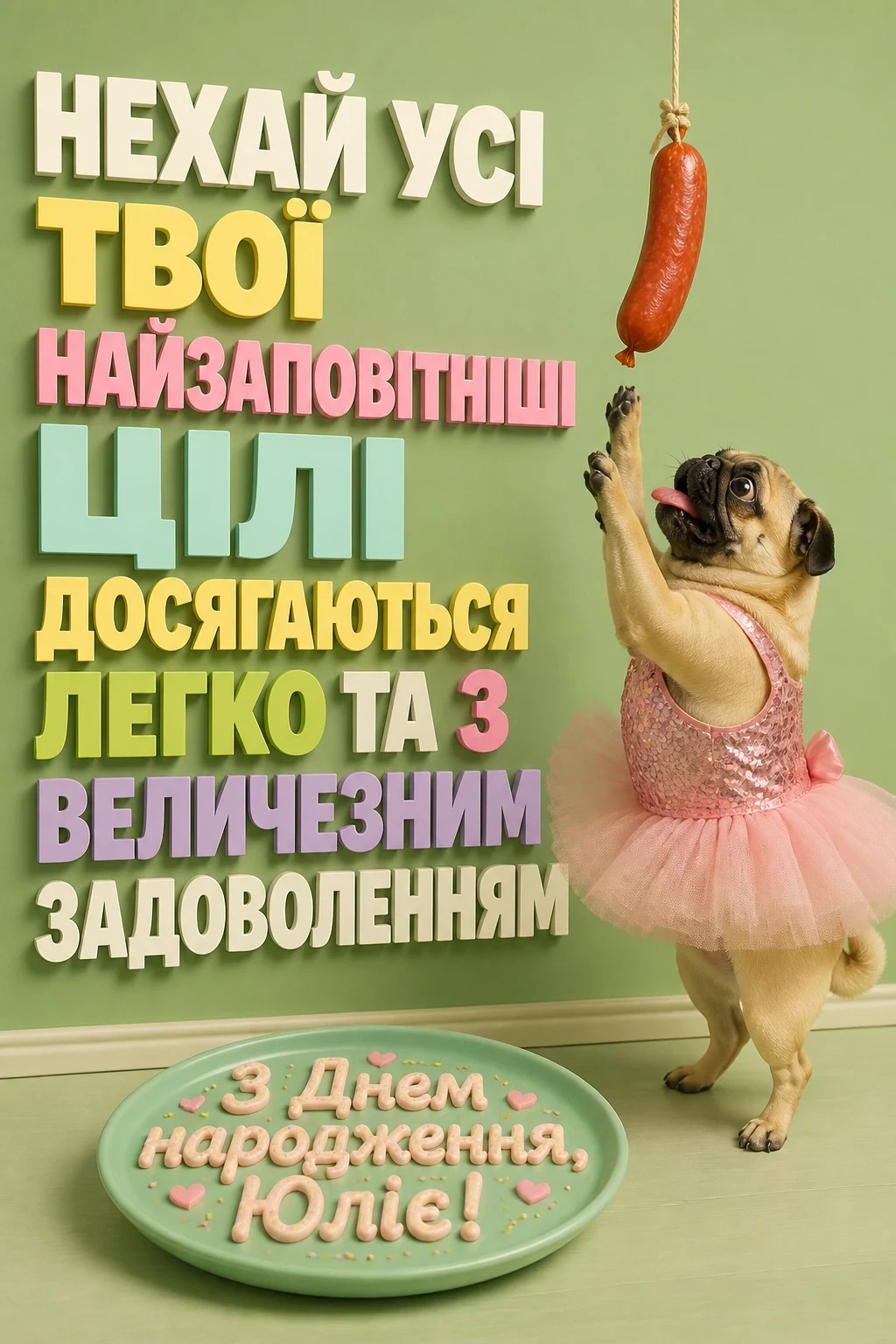 з днем народження юлія