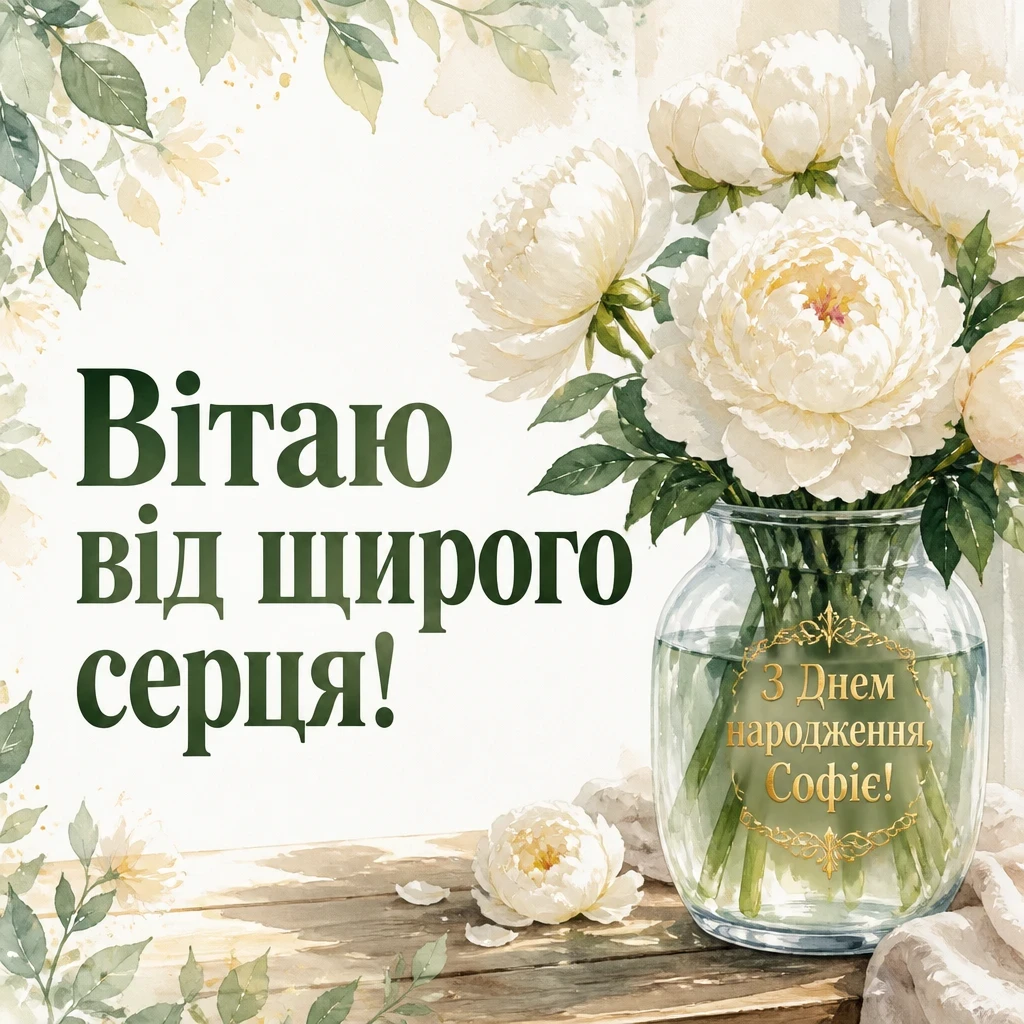 з днем народження софія
