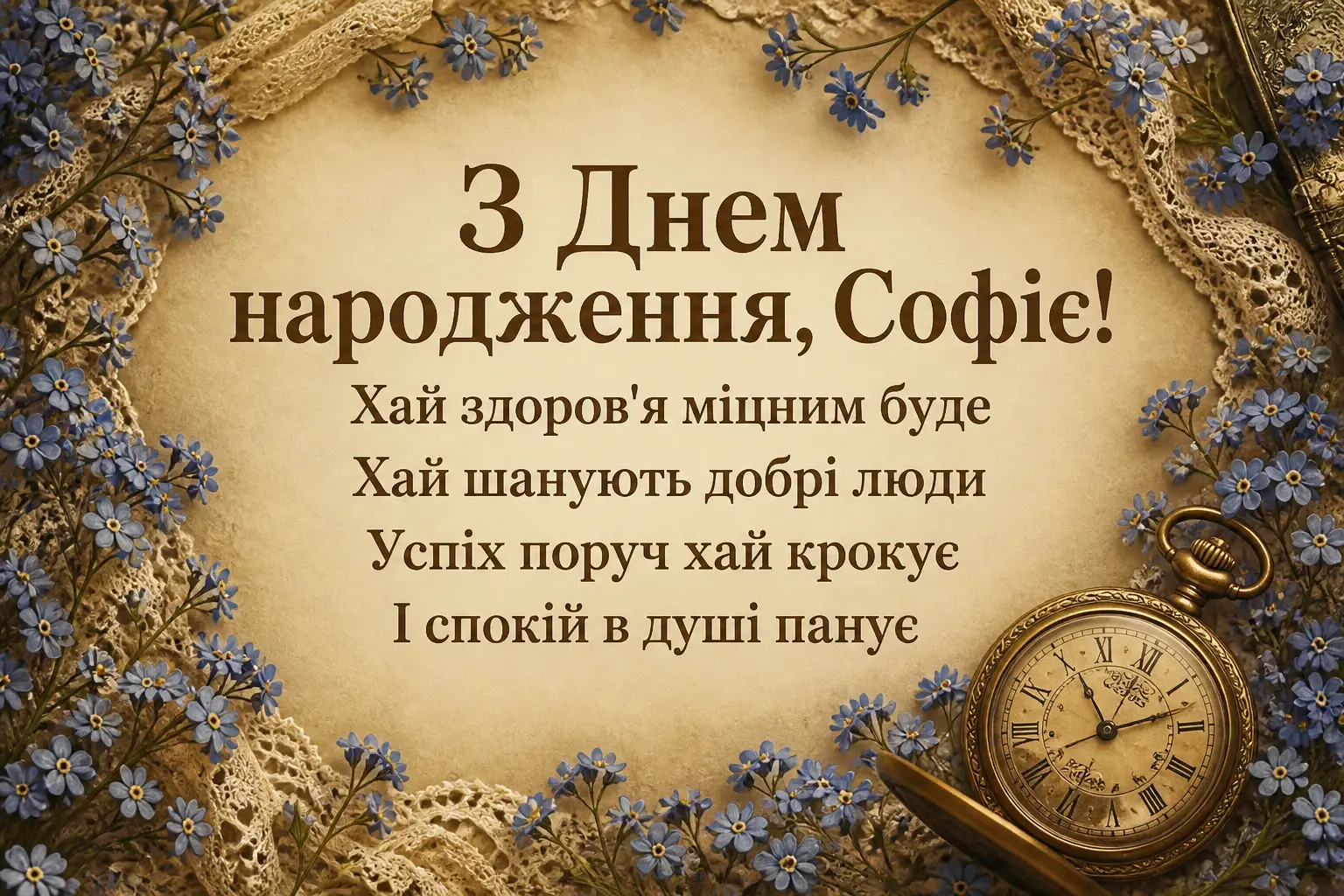 з днем народження софія