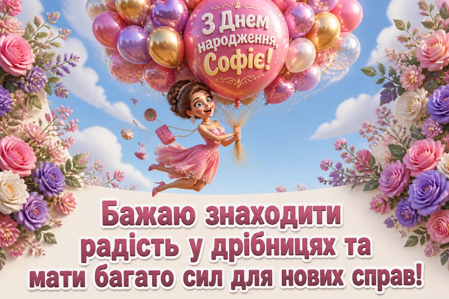 з днем народження софія