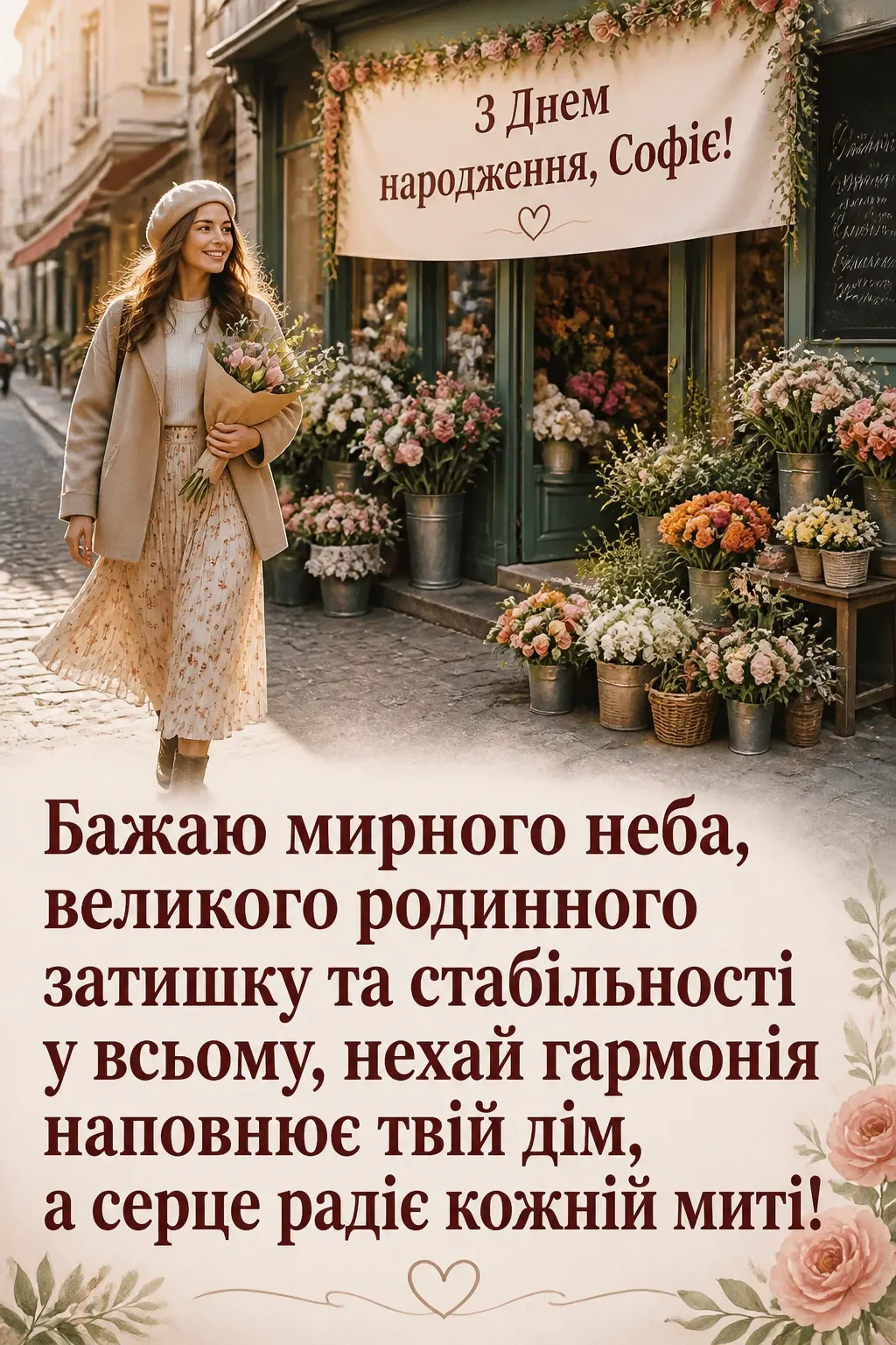 з днем народження софія
