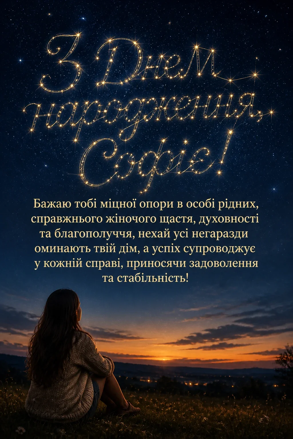 з днем народження софія