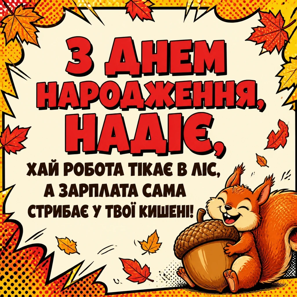 з днем народження надія