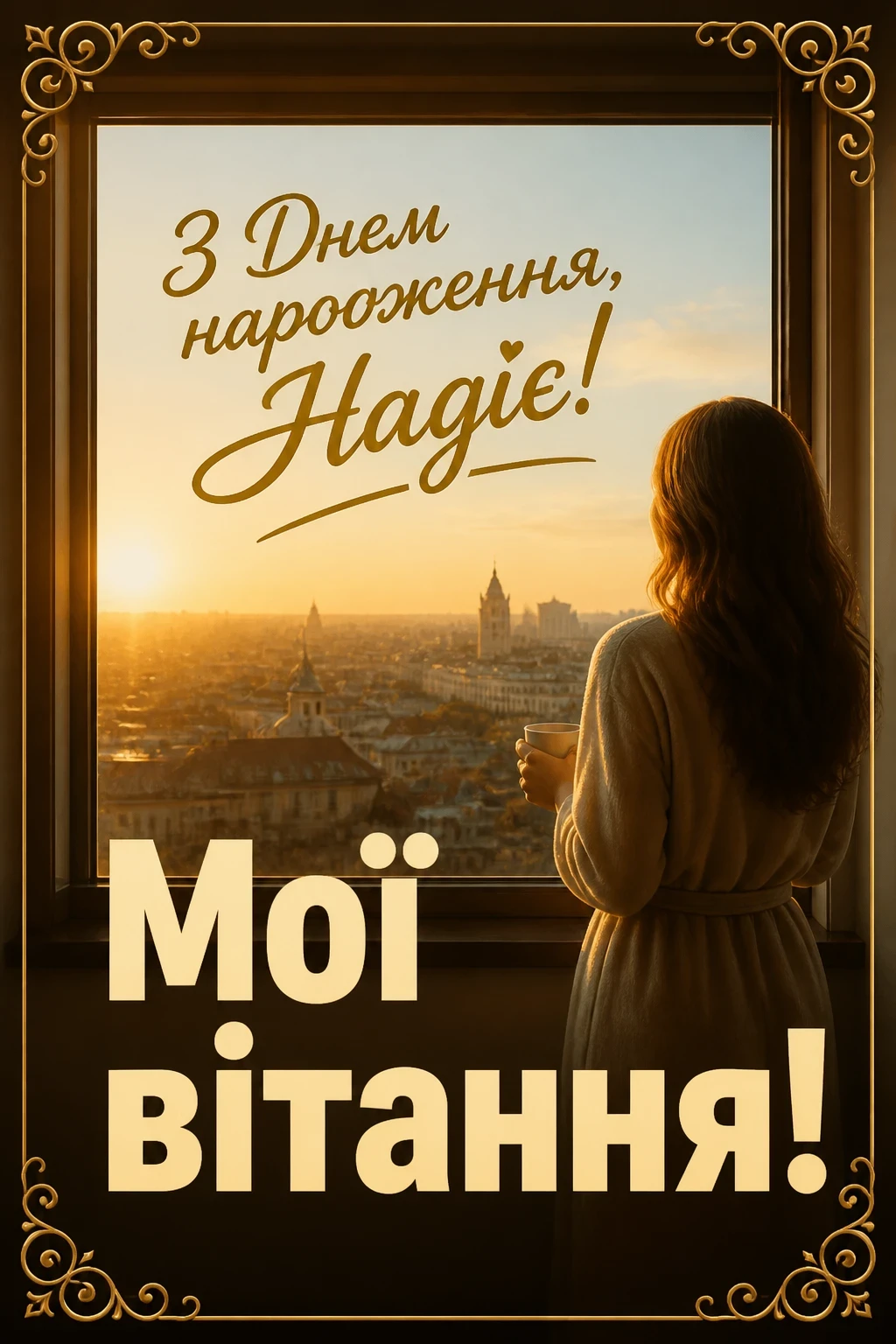 з днем народження надія