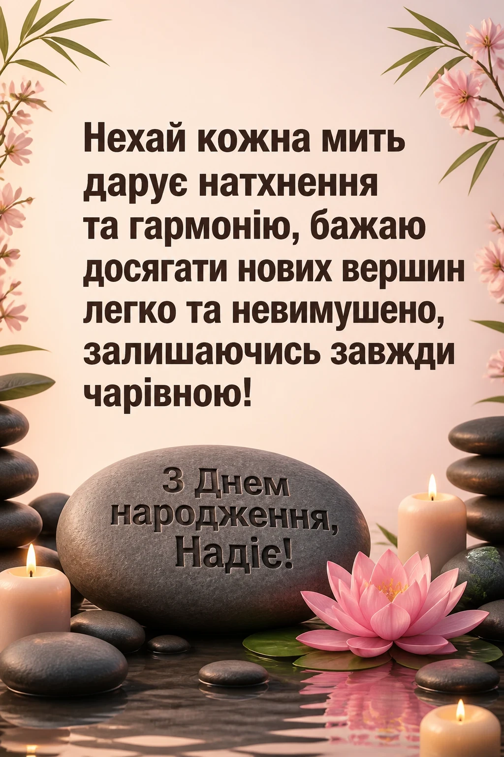з днем народження надія
