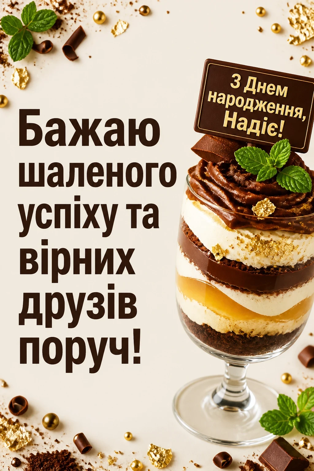 з днем народження надія