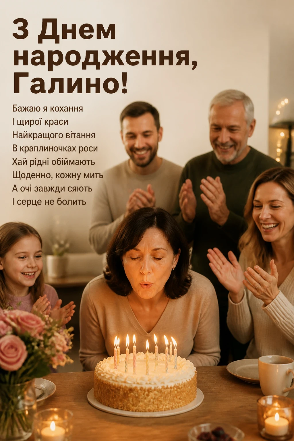 з днем народження галина з днем народження галина