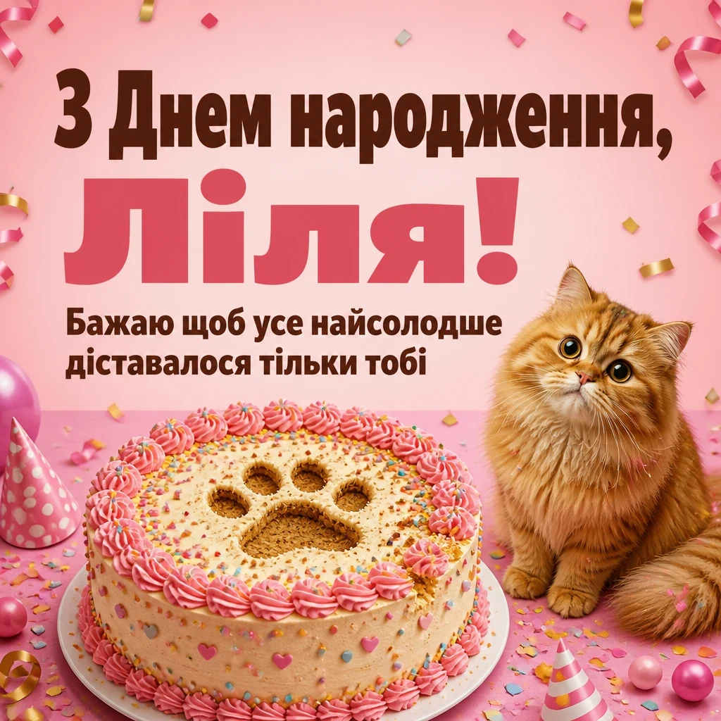 з днем народження ліля